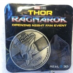 Thor Ragnarok 2017 Opening Night Fan Event Coin Marvel Studios Promo